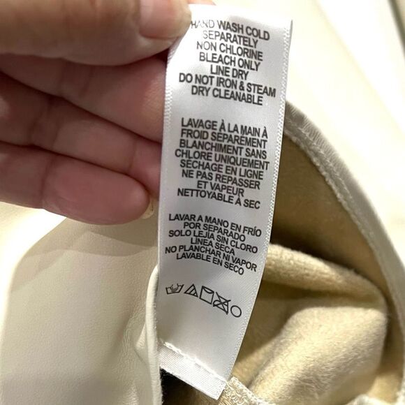 Good American better than leather shirt NWT over sized size 0 - Picture 10 of 10